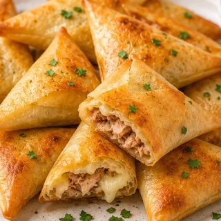 Crispy Tuna & Cumin Bricks: 10-Min Airfryer Delight! - bricks thon