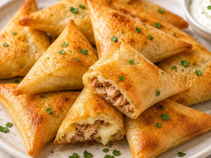 Crispy Tuna & Cumin Bricks: 10-Min Airfryer Delight!