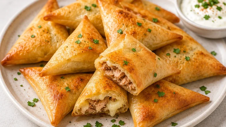 Crispy Tuna & Cumin Bricks: 10-Min Airfryer Delight!
