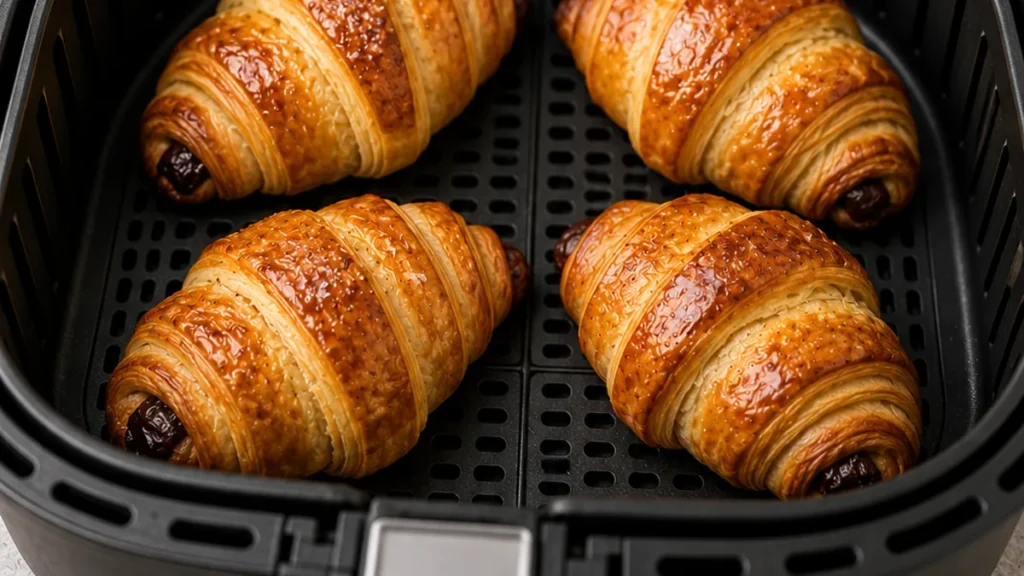 Croissants Chocolat au Airfryer : Délicieusement Faciles ! Croissants chocolat : préparez cette recette rapide d'Airfryer pour un dessert fondant et croustillan
