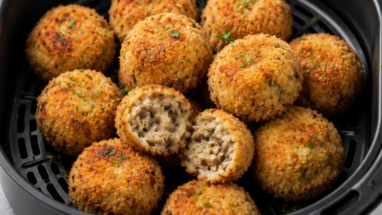 Croquettes de Champignons Croustillantes à l’Airfryer