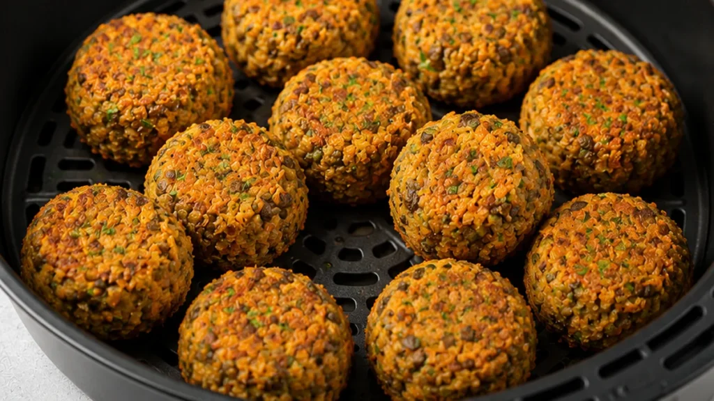 Croustillantes Croquettes Lentilles Carottes Airfryer - Croquettes lentilles : réalisez ces délicieuses bouchées saines à l'Airfryer en moins de 30 minutes. Par