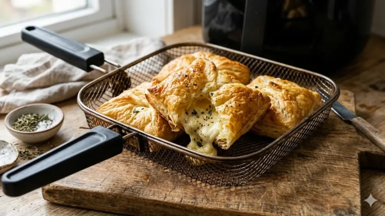 Feuillete chevre air fryer : temps de cuisson, temperature et astuces pour une pate bien doree