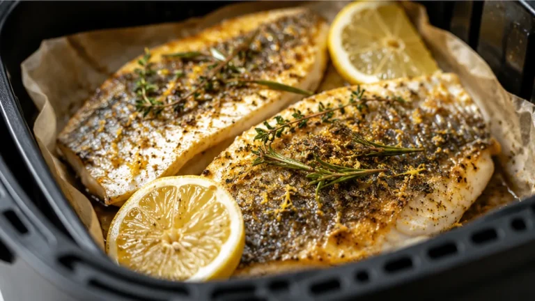 Filet de Bar au Citron Airfryer