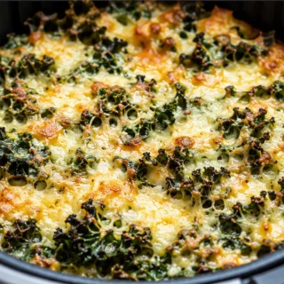 Gratin de Chou Kale Croustillant au Airfryer - gratin chou kale