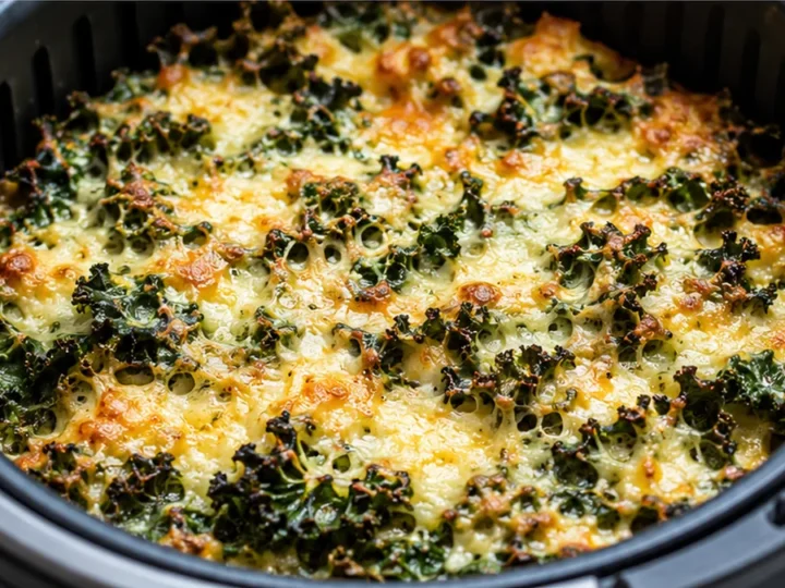 Gratin de Chou Kale Croustillant au Airfryer