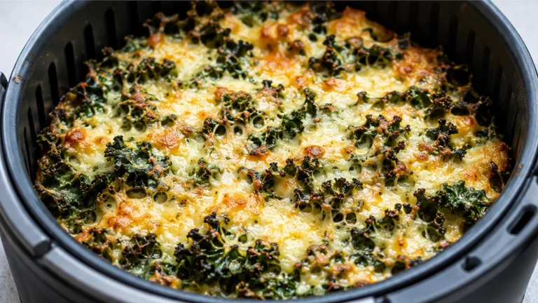 Gratin de Chou Kale Croustillant au Airfryer