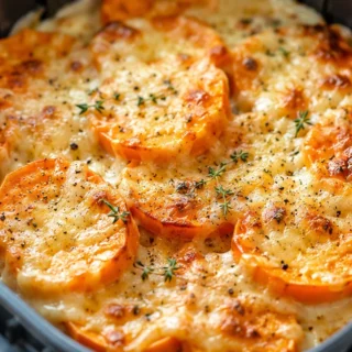 Gratin de Patates Douces au Airfryer Facile - gratin patates douces