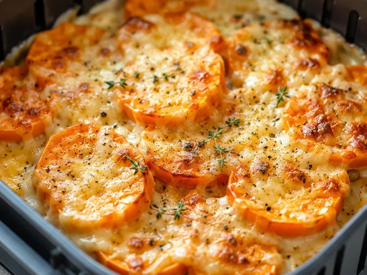 Gratin de Patates Douces au Airfryer Facile