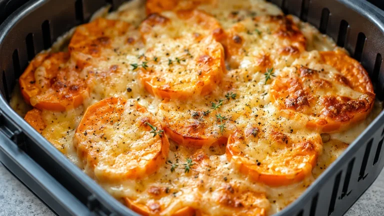 Gratin de Patates Douces au Airfryer Facile