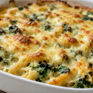 Gratin de Pennes Épinards : Le Goût de l'Italie en 15 Min ! - gratin pennes