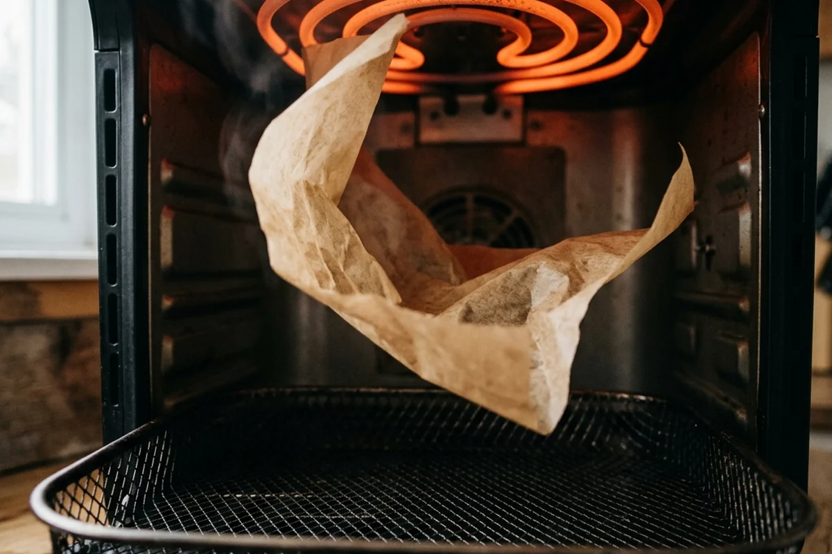 how to make papier sulfurisé air fryer