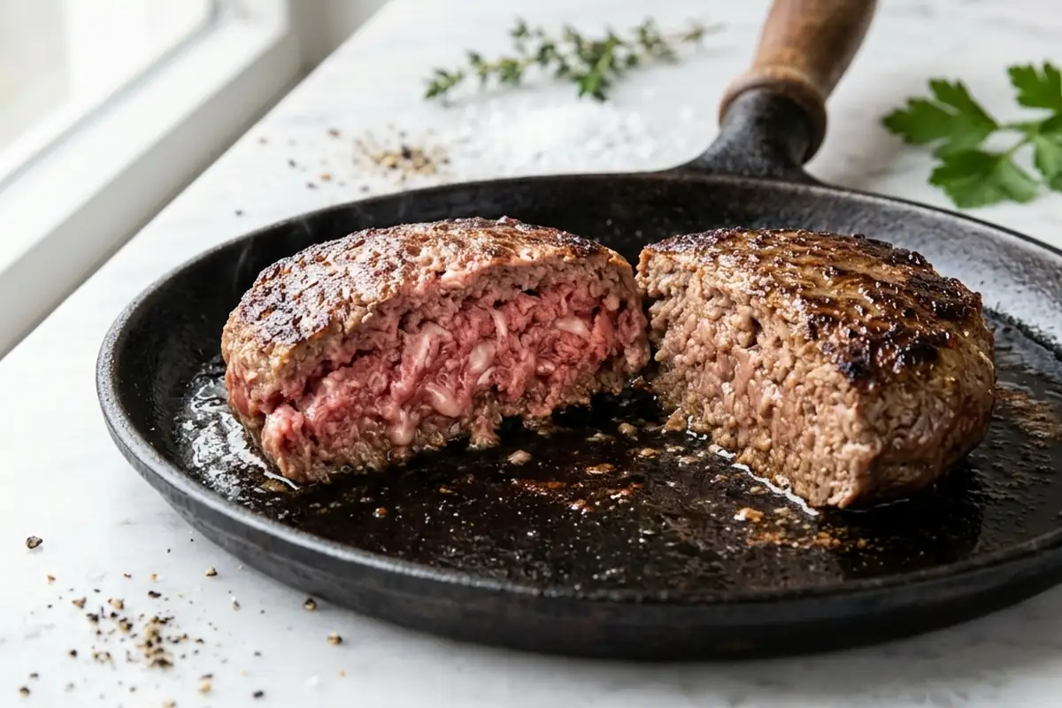 how to make temps de cuisson steak haché surgelé air fryer