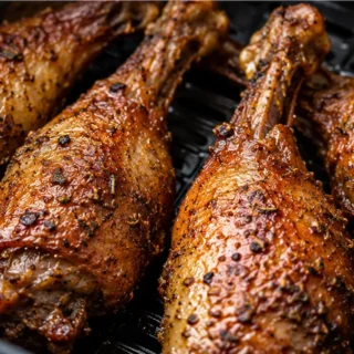Manchons de Canard Croustillants à l'Airfryer - manchons canard