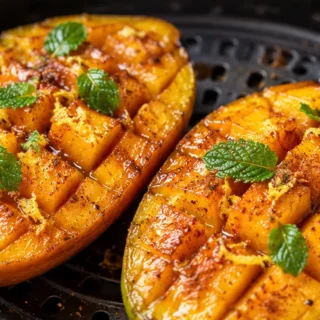 Mangue Rôtie Airfryer: Dessert Fruité Instantané!