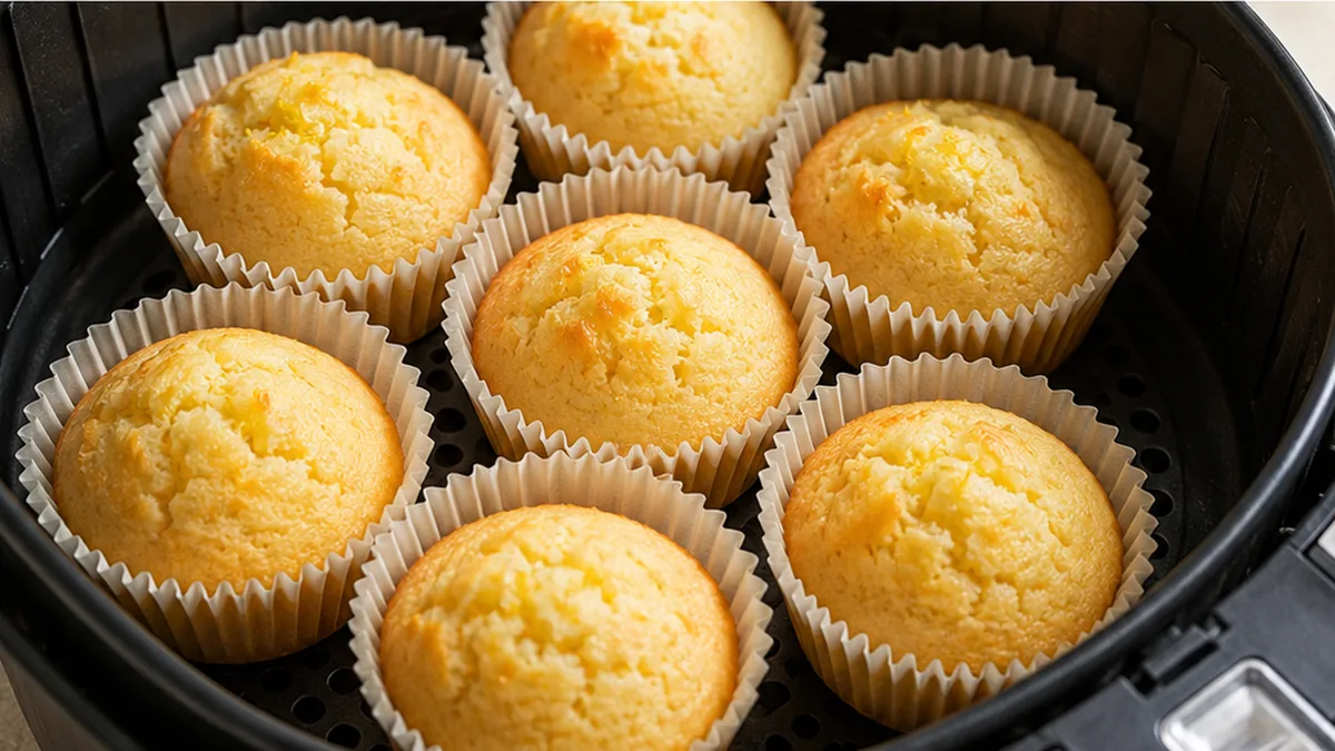 Muffins Citron Airfryer : Goûter Incroyable! Muffins citron Airfryer: préparez ces délices moelleux et parfumés en 15 minutes. Une recette rapide et savoureuse