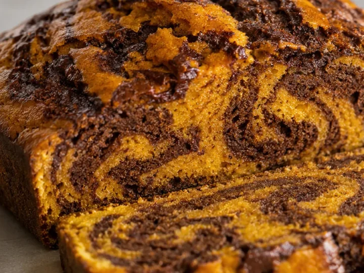 Pain Marbré Citrouille Airfryer : Moelleux et Facile !