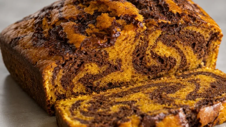 Pain Marbré Citrouille Airfryer : Moelleux et Facile !