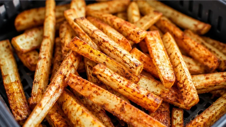 Panais Rôtis Croustillants à l’Airfryer : Le Snack Sain Qui Croque!