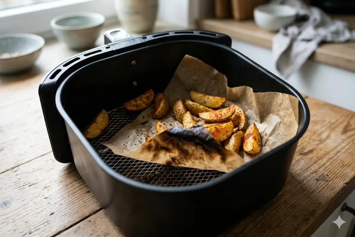Les erreurs frequentes a eviter Papier cuisson air fryer — Les erreurs frequentes a eviter