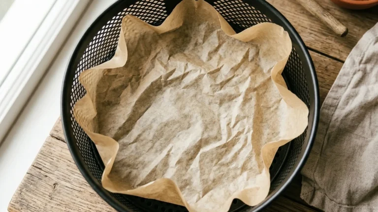 Papier sulfurisé air fryer : comment l’utiliser sans danger