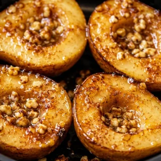 Poires Rôties au Miel Airfryer : Dessert Fondant Instantané