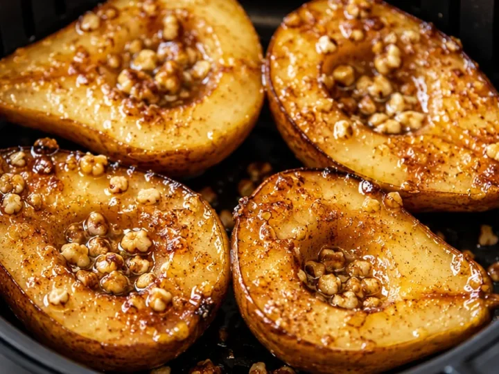 Poires Rôties au Miel Airfryer : Dessert Fondant Instantané