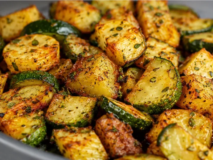 Courgettes & Pommes de Terre Croustillantes Airfryer