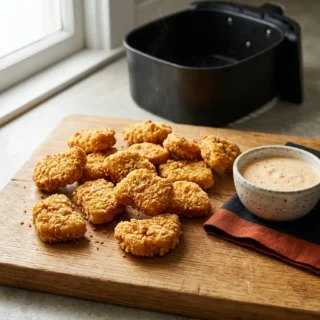 Nuggets, des nuggets de poulet maison dorés et croustillants