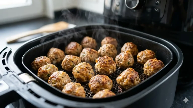 Temps de cuisson des boulettes de viande au air fryer : le guide complet par type de viande
