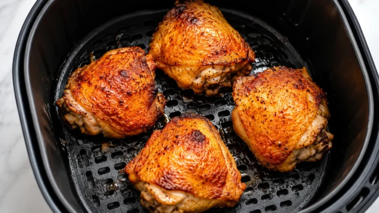 Temps de cuisson haut de cuisse de poulet air fryer : le guide complet