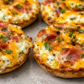 Bagel Gratiné au Air Fryer : Brunch Ultime en 10 Min ! - bagel air fryer