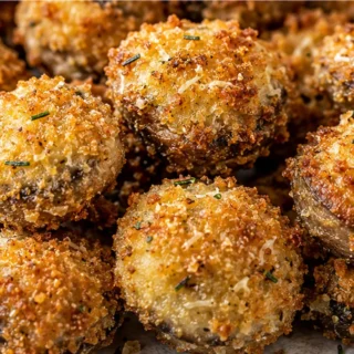 Champignons Panés Air Fryer : Croustillants et Irrésistibles !