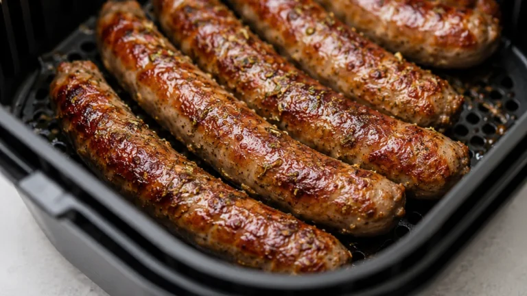 Chipolatas Croustillantes au Air Fryer en 15 Min !