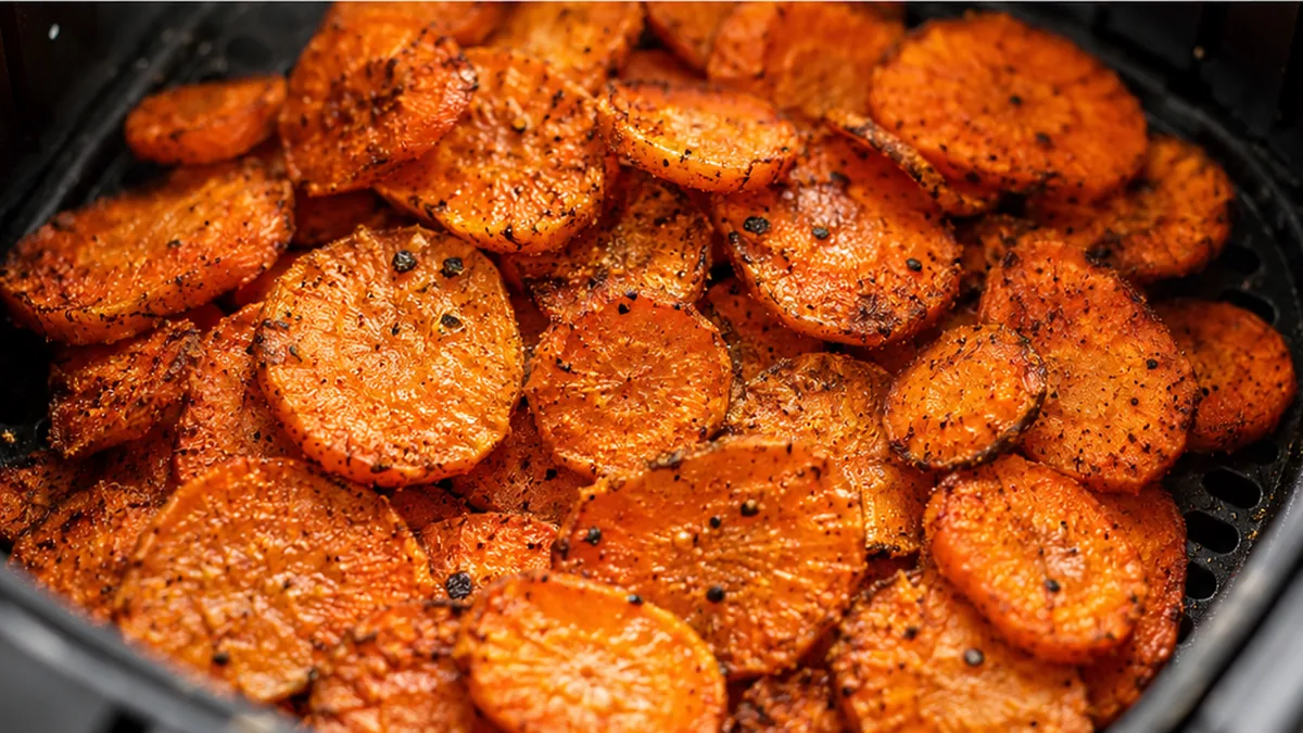 Chips de Carottes Croustillantes Air Fryer - chips carottes - Chips carottes : préparez cette alternative saine et délicieuse à l'Air Fryer. Croustillantes à so