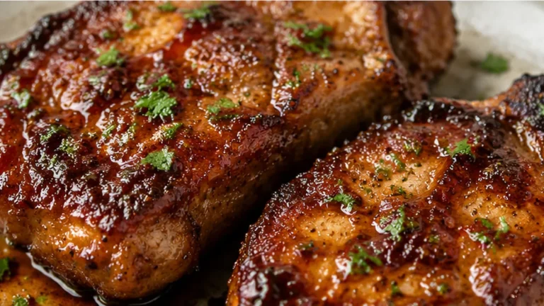 Côtes de Porc Air Fryer Miel & Soja