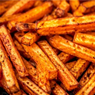 Frites de Patate Douce Croustillantes au Airfryer ! - frites patate douce