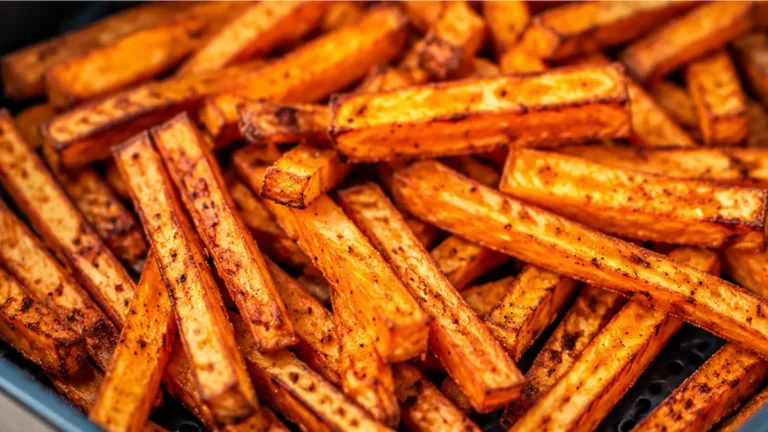 Frites de Patate Douce Croustillantes au Airfryer !