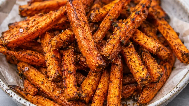 Frites de Patates Douces Croustillantes à l’Air Fryer