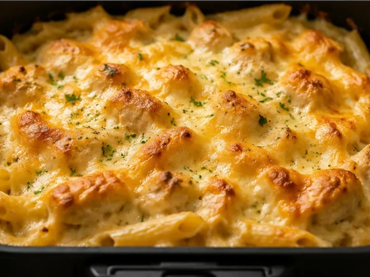 Gratin de Pâtes Tout-en-un à l’Air Fryer : Ultra Crémeux !