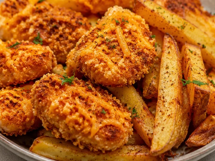 Nuggets & Frites au Cheddar Croustillant Airfryer !