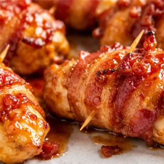 Poulet Croustillant au Bacon à l'Air Fryer - poulet bacon