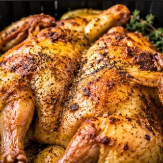 Poulet de Cornouailles Frit à l'Air Croustillant - poulet Cornouailles