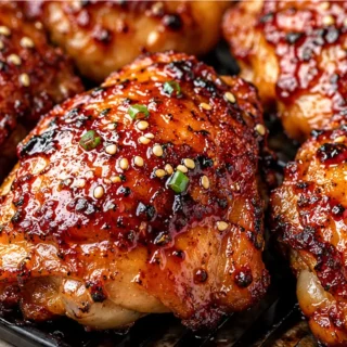 Poulet Laqué Air Fryer Croustillant