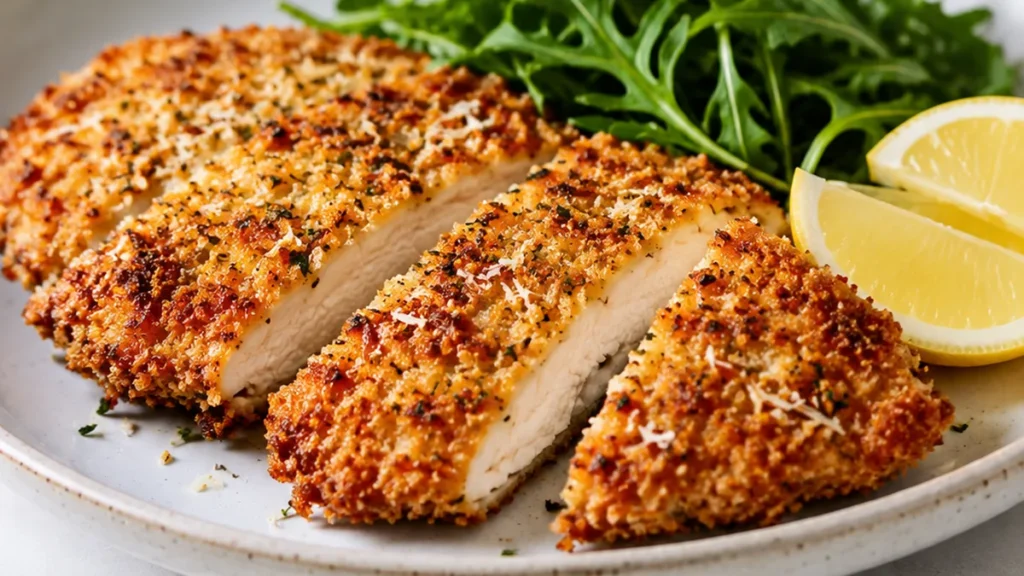 Poulet Milanese Air Fryer : Croustillant & Juteux ! Poulet Milanese: réalisez cette version croustillante à l'Air Fryer. Légère et savoureuse, parfaite avec une
