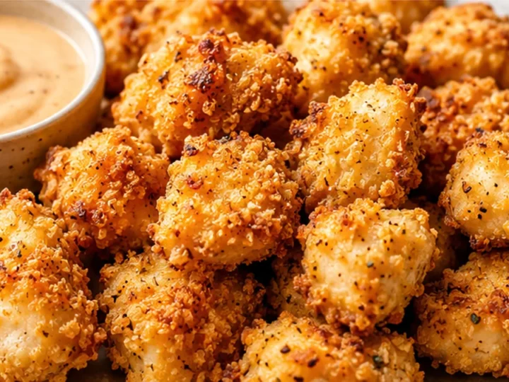 Poulet Popcorn Croustillant à l’Air Fryer