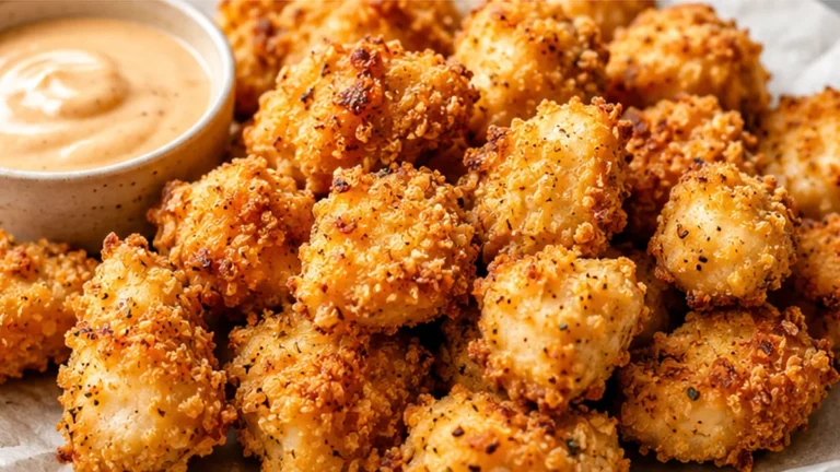 Poulet Popcorn Croustillant à l’Air Fryer