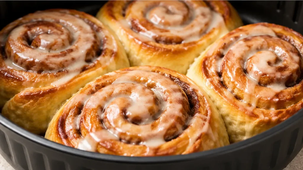 Roulés Cannelle Airfryer Hyper Moelleux ! Roulés cannelle: préparez ces délices moelleux au Airfryer en un temps record. Une recette essentielle pour un dessert