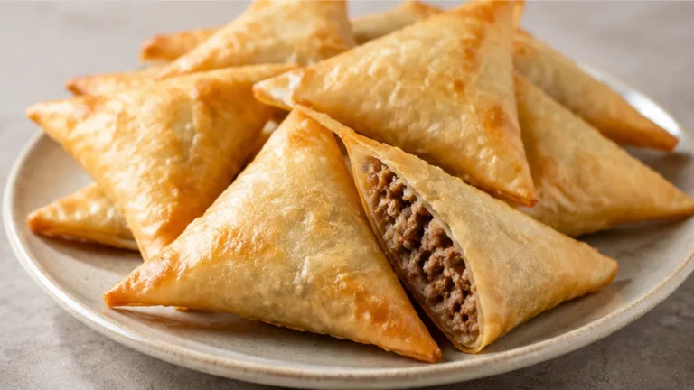 Samoussas croustillants au bœuf : une explosion de saveurs !
