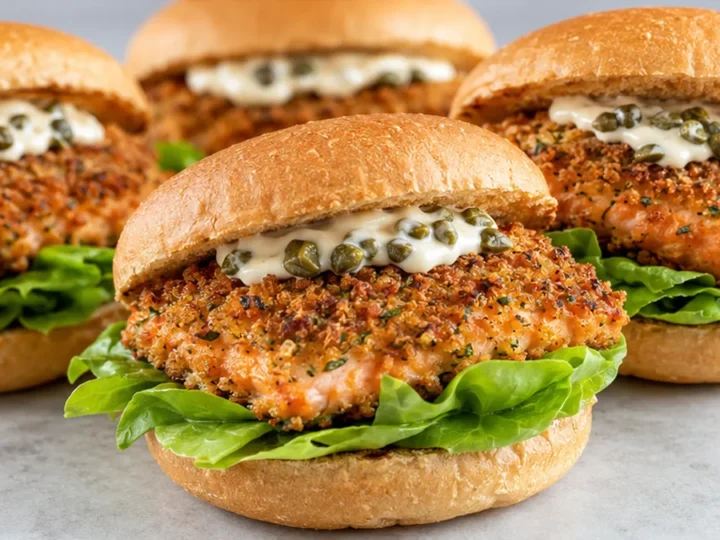 Sandwich au Saumon Croustillant à l’Air Fryer : Épatez vos Papilles !